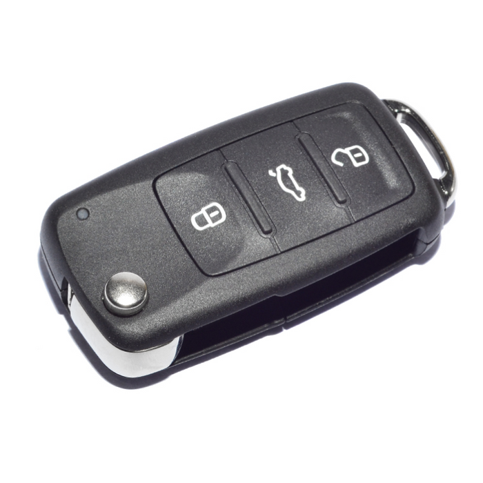 Flip Key Remote for Skoda Fabia Octavia 3 Button 1J0959753DA / 1J0959753AH